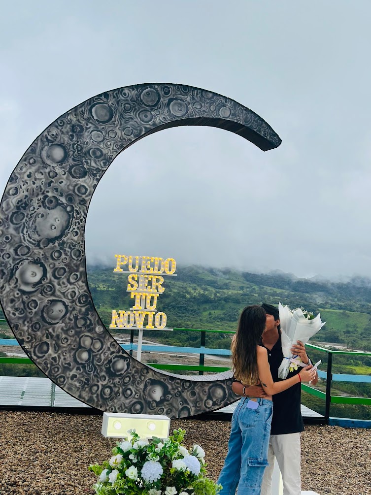 Visitantes en el mirador